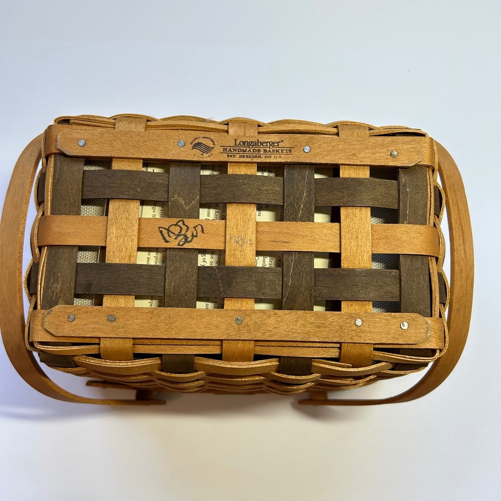 Longaberger Home Office 10th Anniversary Basket 2007 Lid Liner Protector NEW - Picture 7 of 13